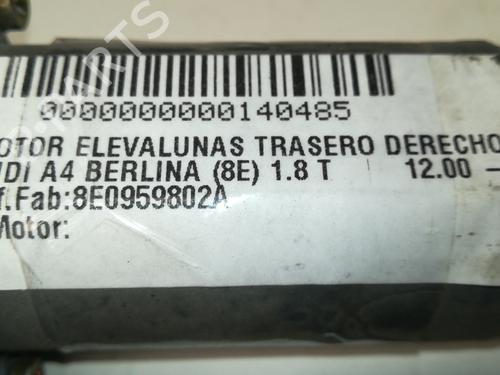 Rudehejsemotor bagstkærm højre AUDI A4 B6 (8E2) 1.8 T | BP9350915E22 