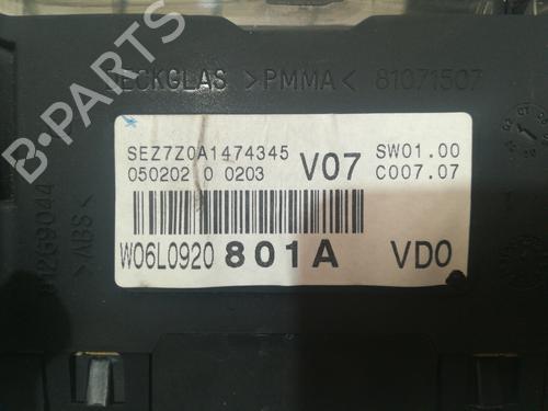 Instrument cluster SEAT IBIZA III (6L1)  | BP9348158C47 
