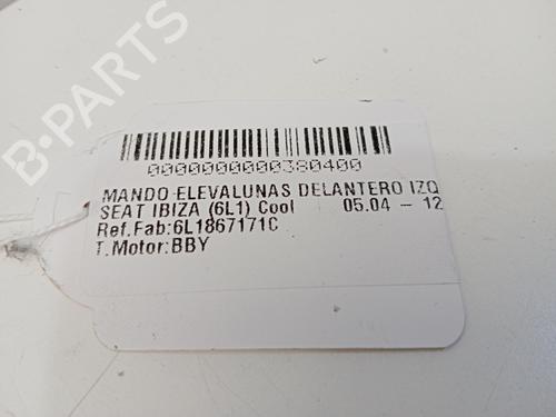 Left front window switch SEAT IBIZA III (6L1) | BP16237986I27