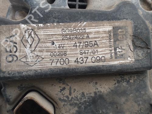 Alternator RENAULT CLIO II (BB_, CB_) 1.2 (BB0A, BB0F, BB10, BB1K, BB28, BB2D, BB2H, CB0A,... | BP9352048M7 