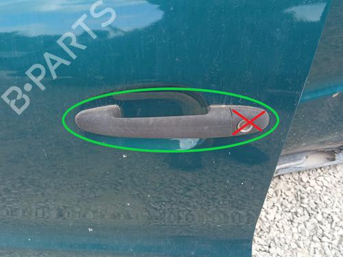 Used Front left exterior door handle MERCEDES-BENZ A-CLASS (W168) A 140 (168.031, 168.131) (82 hp) 24417520