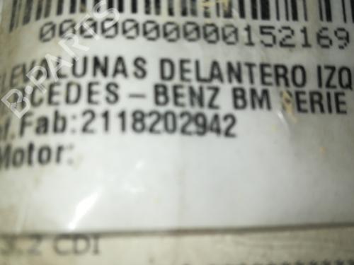 Front left window mechanism MERCEDES-BENZ E-CLASS (W211)  | BP9353233C22 