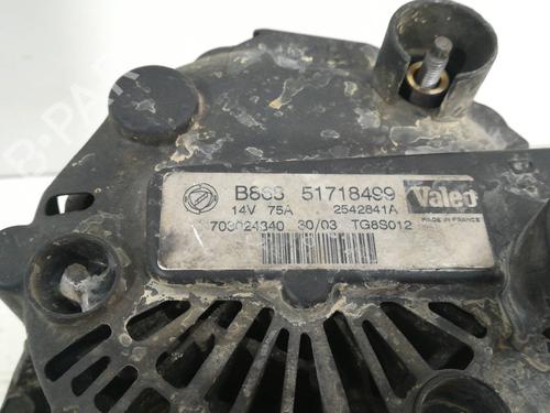 Alternator FIAT PUNTO (188_) 1.3 JTD 16V | BP9361703M7 
