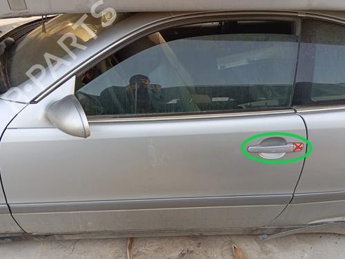 Used Front left exterior door handle MERCEDES-BENZ CLK (C208) CLK 230 Kompressor (208.347) (193 hp) 24452224