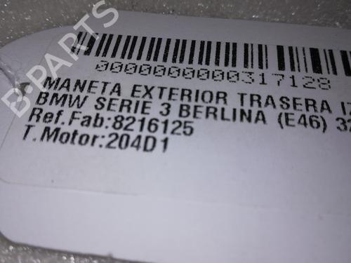 Rear left exterior door handle BMW 3 (E46) 320 d | BP12933653C130 