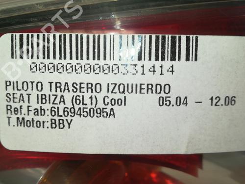 Left taillight SEAT IBIZA III (6L1)  | BP13240708C34 