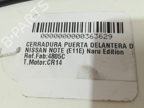 Front right lock NISSAN NOTE (E11, NE11) 1.4 | BP13907235C97 