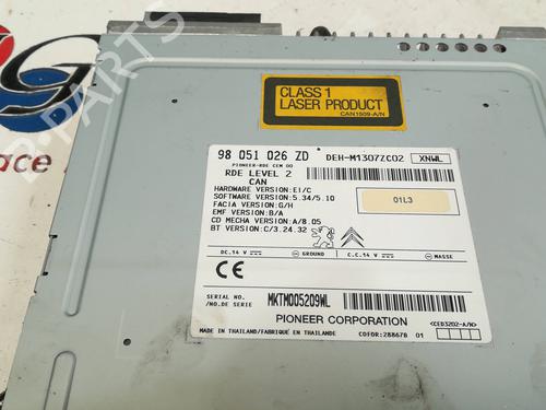 Radio PEUGEOT 208 I (CA_, CC_) 1.4 HDi | BP9358888E6