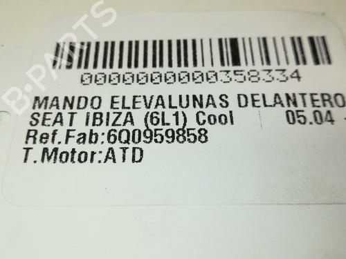 Left front window switch SEAT IBIZA III (6L1)  | BP13483949I27 