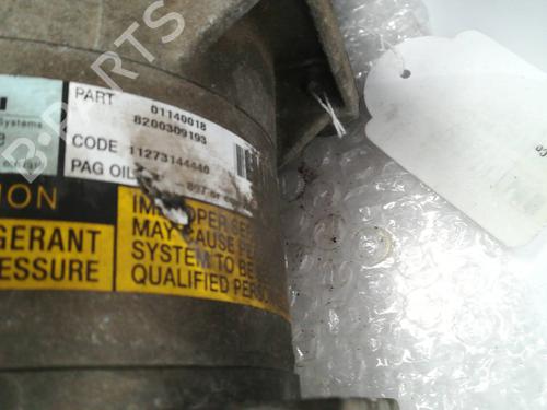 AC compressor RENAULT MEGANE II Estate (KM0/1_) 1.9 dCi (KMRG, KM1G, KM0G, KM2C) | BP11366703M34