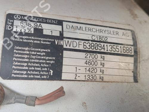 Right mirror MERCEDES-BENZ VITO Van (W638) 108 CDI 2.2 (638.094) | BP19266677C27 