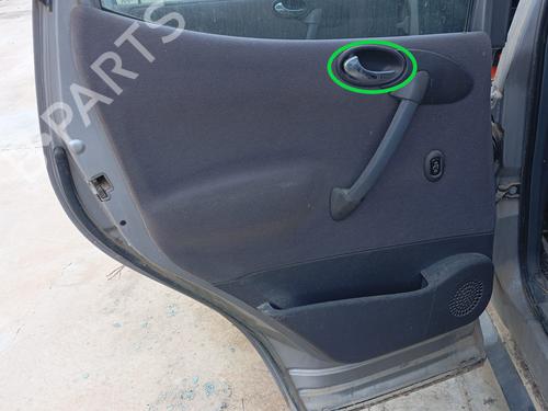 Venstre bak invendig håndtak MERCEDES-BENZ A-CLASS (W168) A 160 (168.033, 168.133) (102 hp) 24417442