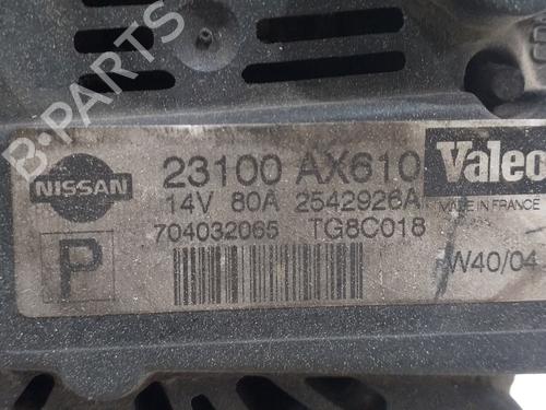 Alternator NISSAN MICRA III (K12) 1.2 16V | BP9353799M7