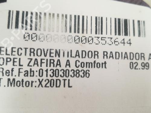 Radiator fan OPEL ZAFIRA A MPV (T98) 2.0 DI 16V (F75) | BP13101939M35 