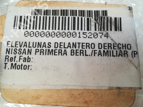 Front right window mechanism NISSAN PRIMERA Hatchback (P10)  | BP10246323C23 