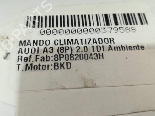 Climate control AUDI A3 (8P1)  | BP16154000I5 