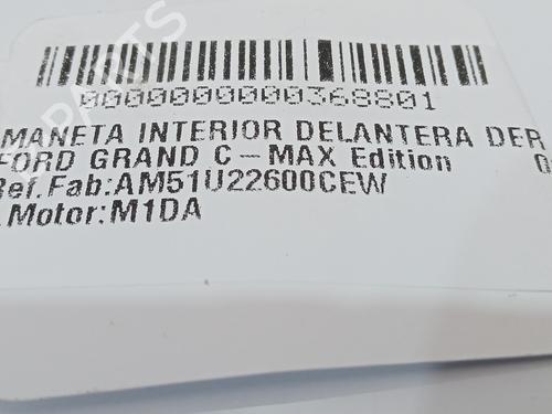 Front right interior door handle FORD GRAND C-MAX (DXA/CB7, DXA/CEU)  | BP16075926I14 