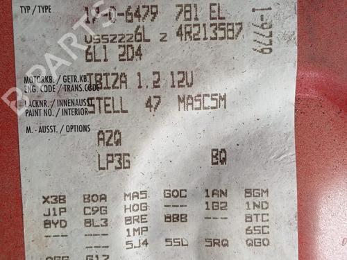 Engine SEAT IBIZA III (6L1) | BP30641950M1