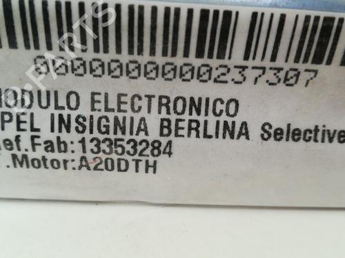 Electronic module OPEL INSIGNIA A (G09)  | BP9358173M83 