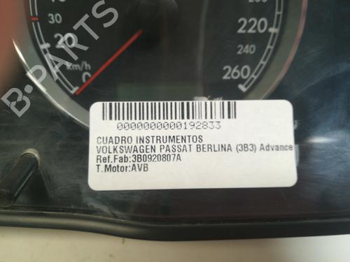 Instrument cluster VW PASSAT B5.5 (3B3) 1.9 TDI | BP9355348C47 