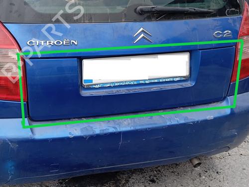 Used Tailgate CITROËN C2 (JM_) 1.1 (60 hp) 28491810