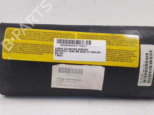 Passasjer kollisjonspute MERCEDES-BENZ E-CLASS (W211) [2002-2009]  9348427