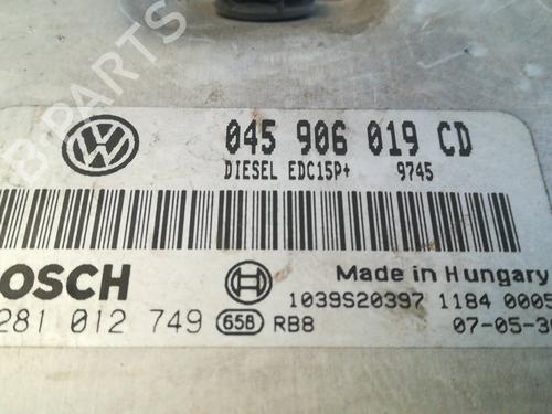 Engine control unit (ECU) SKODA FABIA II (542)  | BP9361253M57 
