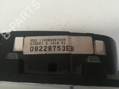 Instrument cluster OPEL ASTRA G Hatchback (T98)  | BP9348197C47 