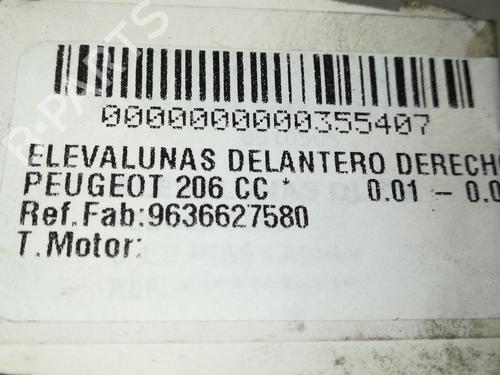 Front right window mechanism PEUGEOT 206 CC (2D)  | BP13361516C23 