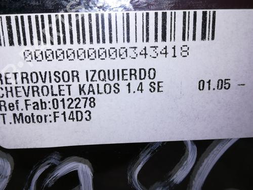 Left mirror CHEVROLET AVEO / KALOS Hatchback (T200) 1.4 16V | BP13021031C26 