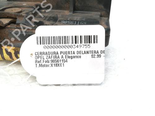 Front right lock OPEL ZAFIRA A MPV (T98) 1.8 16V (F75) | BP15660243C97