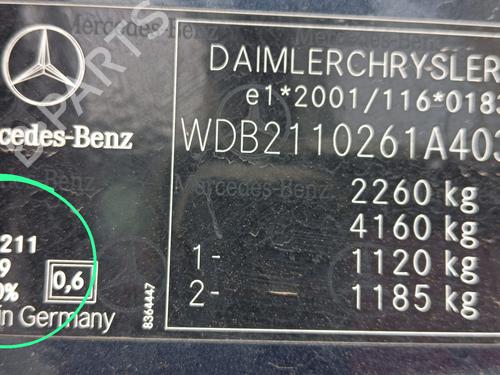 Switch MERCEDES-BENZ E-CLASS (W211) E 320 CDI (211.026) | BP12295829I30  - Image 12