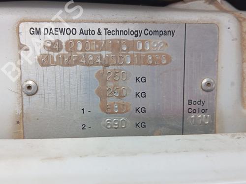 Left taillight CHEVROLET MATIZ (M200, M250) 0.8 | BP29331688C34 