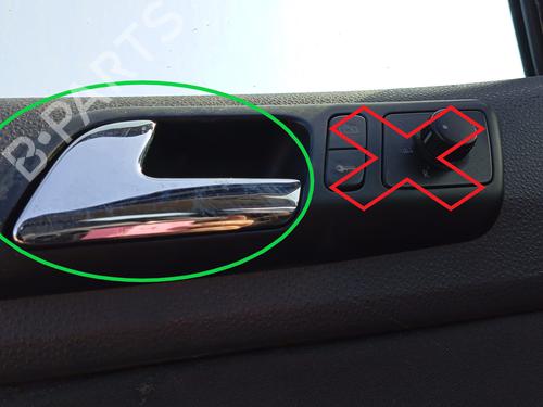 Used Front left interior door handle VW POLO (9N_, 9A_) 1.4 16V (75 hp) 20338498