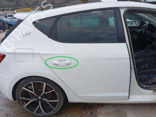 Used Rear right exterior door handle SEAT LEON (5F1) [2012-2021]  27459887