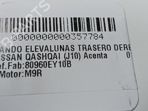 Right rear window switch NISSAN QASHQAI I (J10, NJ10) 2.0 dCi | BP13569426I28