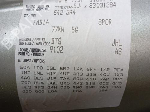 Right mirror SKODA ROOMSTER (5J7) 1.6 | BP32306126C27 