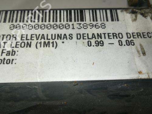 Right front window motor SEAT LEON (1M1)  | BP9350785E20 