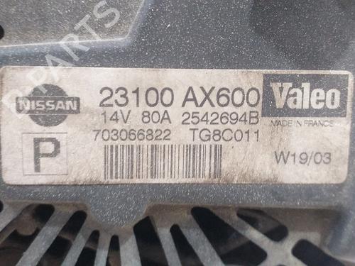Alternator NISSAN MICRA III (K12) 1.2 16V | BP9359498M7