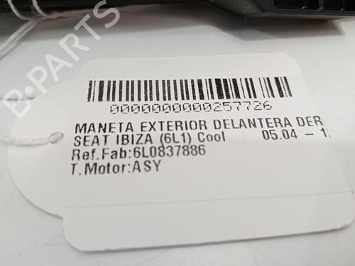 Front right exterior door handle SEAT IBIZA III (6L1)  | BP16227204C129 