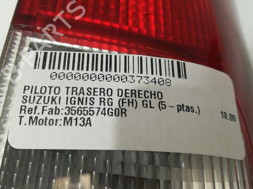 Right taillight SUZUKI IGNIS I (FH) 1.3 4WD (RG413) | BP15281744C35 