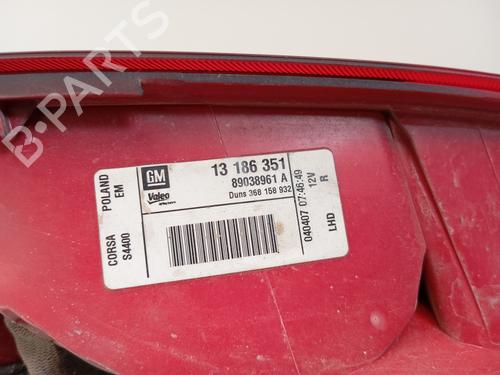 Right taillight OPEL CORSA D (S07)  | BP19513545C35 