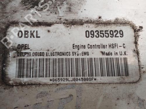 Engine control unit (ECU) OPEL ASTRA G Hatchback (T98)  | BP9349315M57 