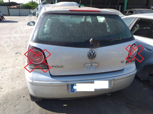 Bakluke CC/Kombi-Kupé VW POLO (9N_, 9A_) 1.4 TDI (80 hp) 12288773