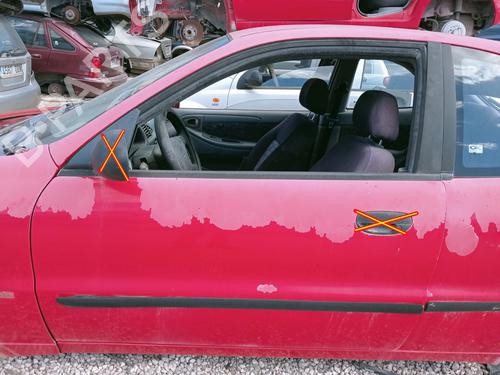Used Left front door DAEWOO LANOS (KLAT) 1.5 (86 hp) 16231828