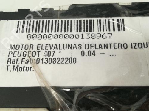 Left front window motor PEUGEOT 407 (6D_)  | BP9350784E21 