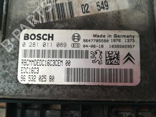 Engine control unit (ECU) PEUGEOT 206 Hatchback (2A/C) 1.4 HDi eco 70 | BP9360908M57 