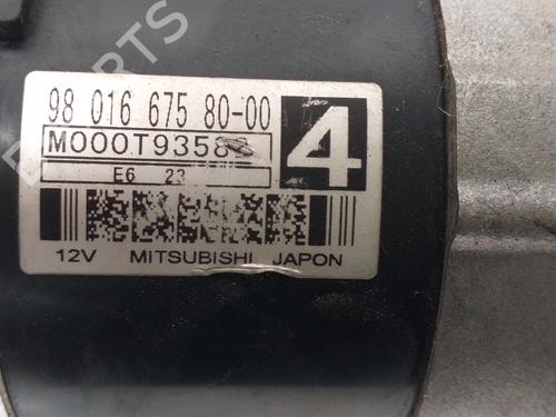 Starter PEUGEOT 1007 (KM_) 1.4 | BP9357624M8 