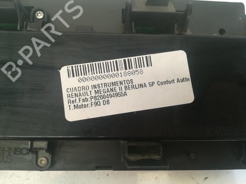 Instrument cluster RENAULT MEGANE II Saloon (LM0/1_) 1.9 dCi (LM0G, LM1G, LM2C) | BP9355208C47 