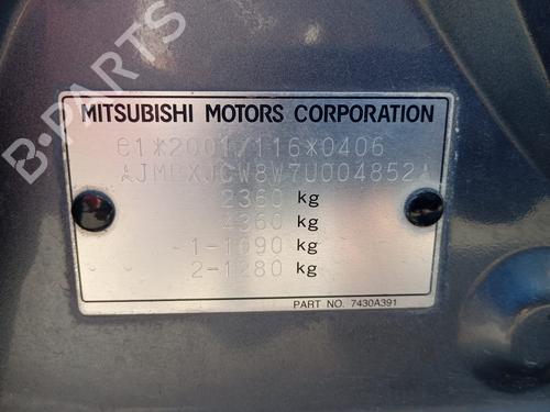 Left front fenders MITSUBISHI OUTLANDER II (CW_W) 2.0 DI-D (CW8W) | BP28501848C41 